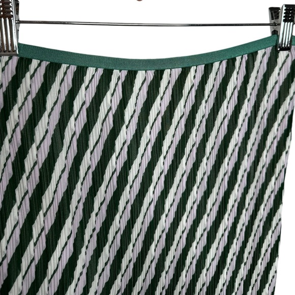 Diane Von Furstenberg | NWT Gwenyth Midi Skirt in Flag Stripe Lavender Fog XS - Picture 4 of 9